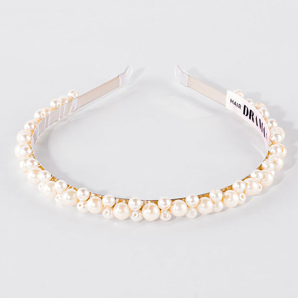 Pearl Hair Band - Off White