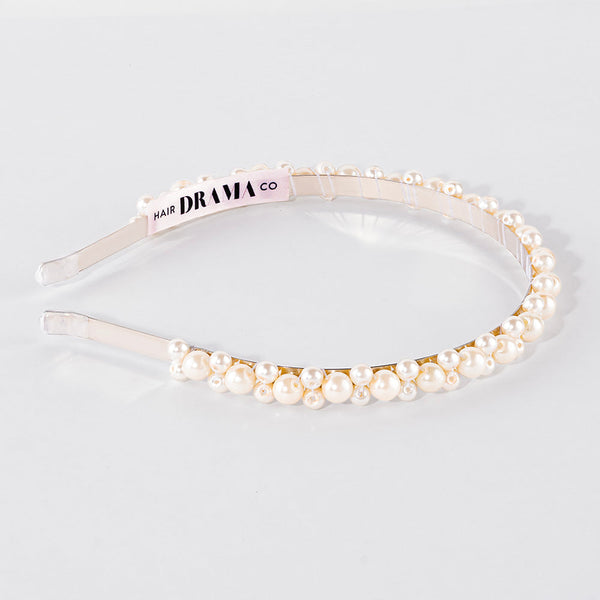 Pearl Hair Band - Off White