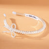 Crystal Hair Band with Bow Embellishment