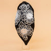 Flora Embellished Knotted Hair Band - Black