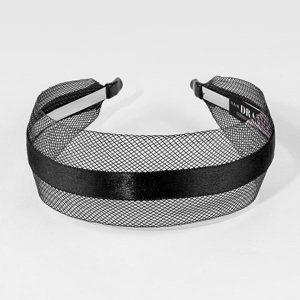 HDC x Emily in Paris Mesh Hair Band with Ribbon - Black