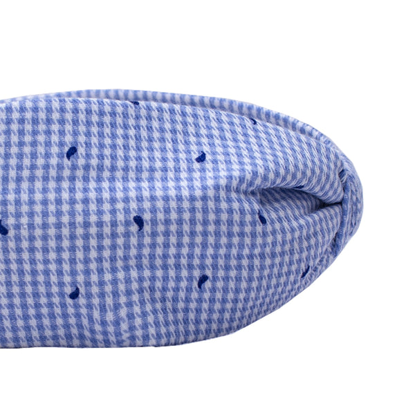 Small Checks Printed Knotted Headband