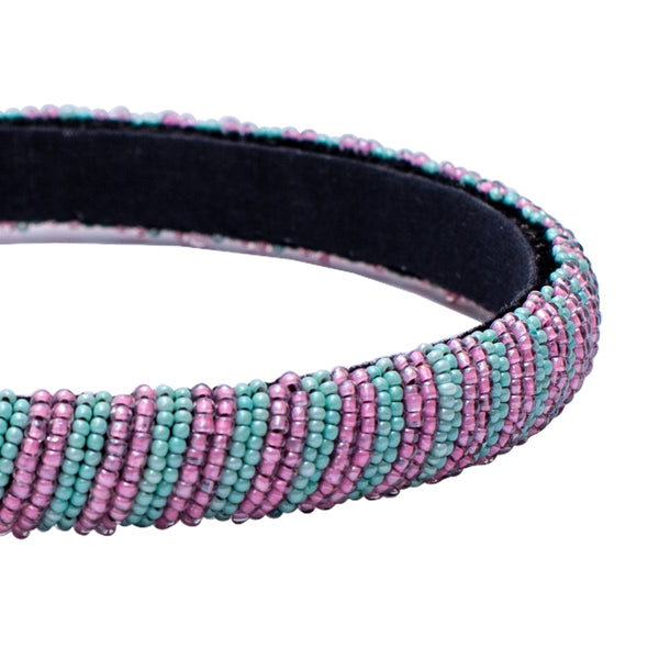 Candy Beaded Headband- Sleek