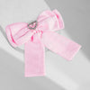 HDC x Emily In Paris Glamour Satin Hair Bow Alligator Clip - Pink