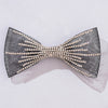 HDC x Emily in Paris Crystal Mesh Hair Bow Alligator Clip - Black