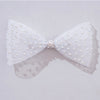 HDC x Emily in Paris Pearl Mesh Hair Bow Alligator Clip - White