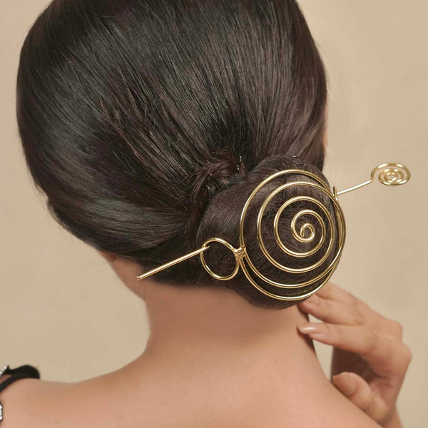 Noor Bun Holder - Gold