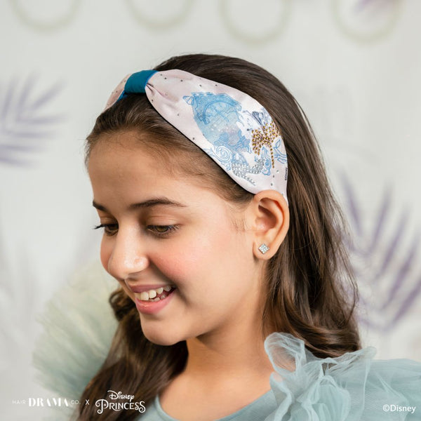HDC x Disney Princess Kids Bejeweled Beauty Knotted Headband