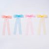 Multi Organza Ribbon Hair Bows - Set of 4