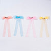 Multi Organza Ribbon Hair Bows - Set of 4