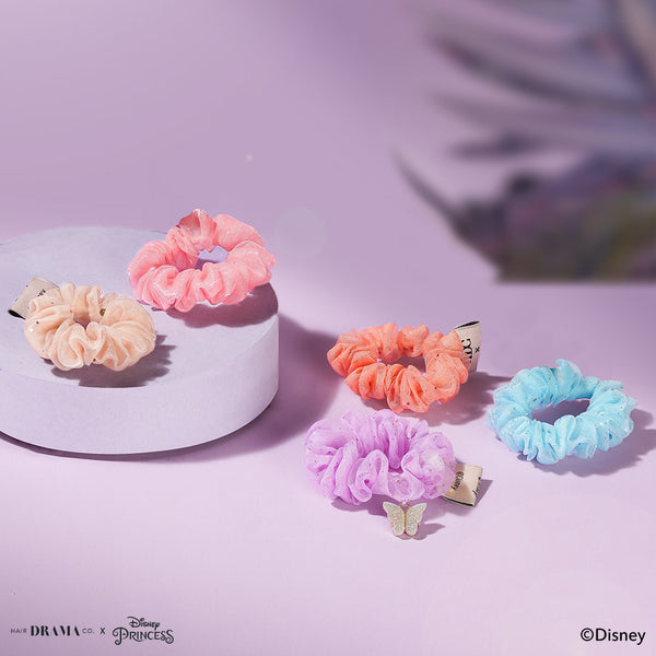 HDC x Disney Princess Kids Charm Scrunchies - Set of 5