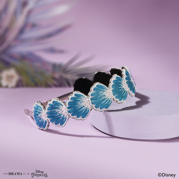 HDC x Disney Princess Kids Shell Headband - Blue