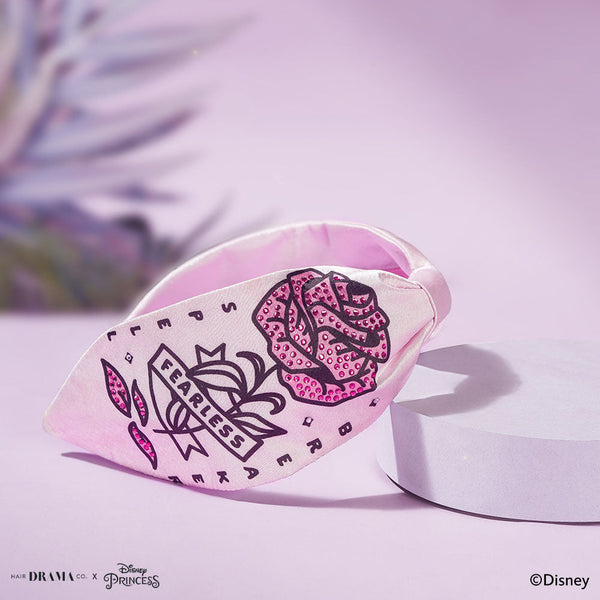 HDC x Disney Princess Kids Belle's Enchanted Rose Knotted Headband