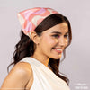 HDC x Emily in Paris Retro Satin Headscarf Headband with Elastic - Multi