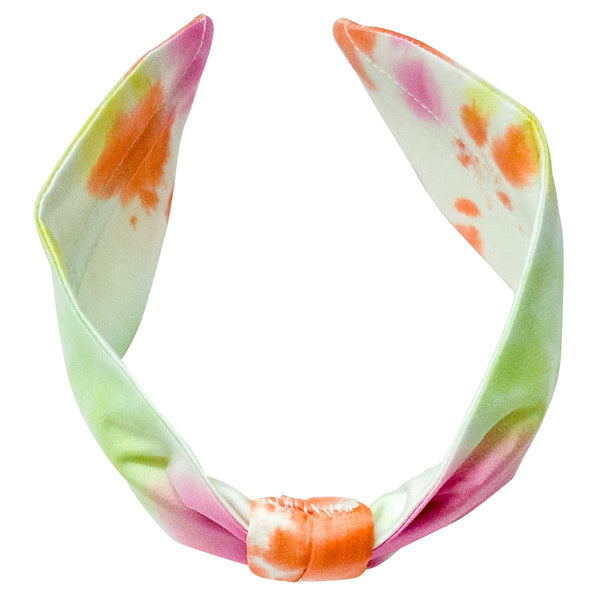 Tie-Dye Knotted Headband- Orange