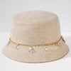 Crystal Charm Cruise Bucket Hat - Beige