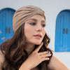 Shimmer & Glitter Turban - Brown