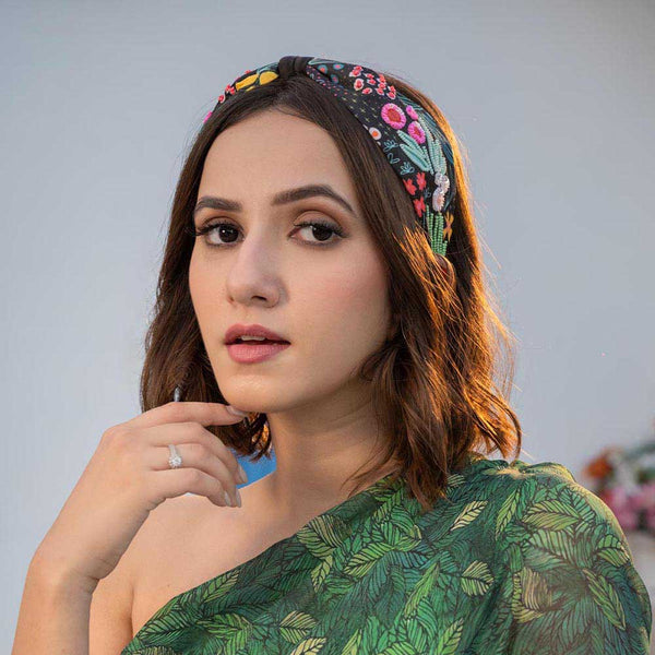 Tropical Knotted Hair Band - Multi