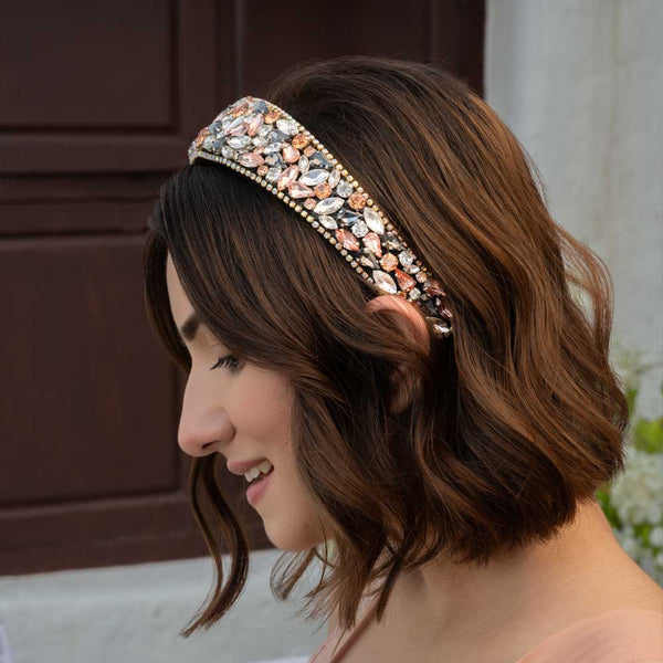 Rosemary Flat Hair Band - Pink