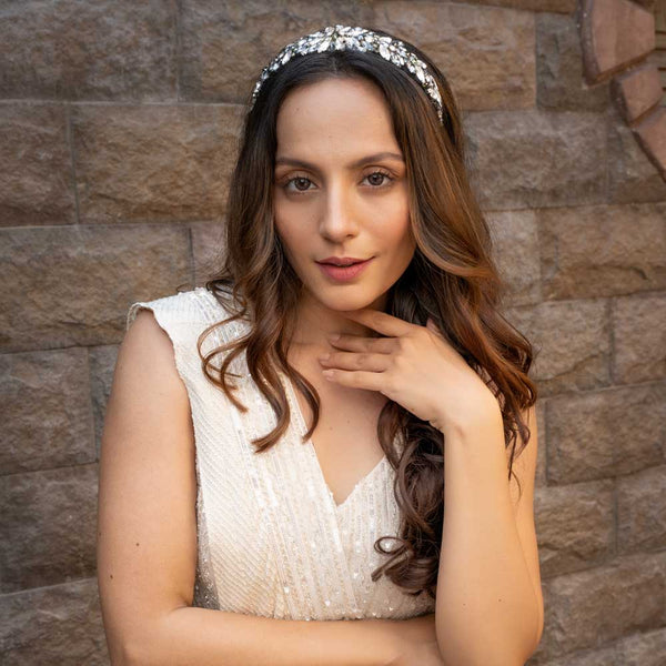 Rosemary Broad Headband - Grey