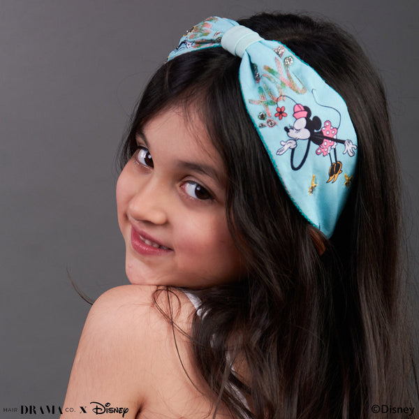 HDC X Disney Kids Mickey & Minnie Love Knotted Headband