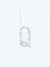 Alphabet hair pin - Q