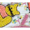 Nutty Love Knotted Headband-White & Yellow