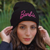Barbie Knitted Wool Beanie - Black