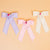 Barbie Hair Bows with Barbie Charm - Set of 3 - Pink, Purple & White