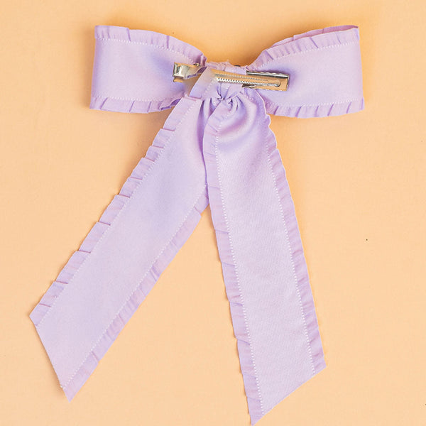 Barbie Hair Bows with Barbie Charm - Set of 3 - Pink, Purple & White