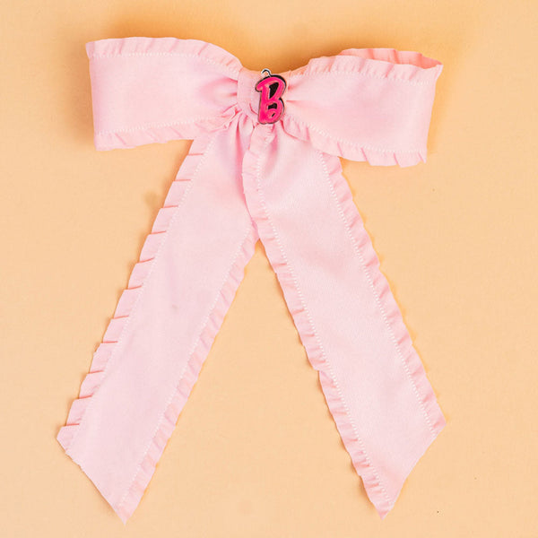 Barbie Hair Bows with Barbie Charm - Set of 3 - Pink, Purple & White