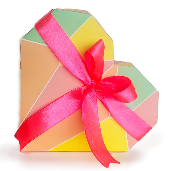 Glam Gift Box with 1 Knotted Hair Band, 1 Metallic Turban, 3 Scrunchies & 3 Hair Pins - Shades of Pink
