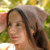 Lea Noir Headscarf - Brown
