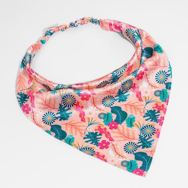 Abstract Headscarf - Peach