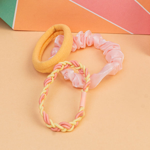 Multi Unicorn Gift Box with 1 Knotted Hair Band, 2 Sequins Hair Pins & 3 Hair Ties