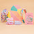Dusty Rose Floral Gift Box with 1 Knotted Hair Band, 1 Puff Hair Band, 4 Hair Pins & 5 Scrunchies