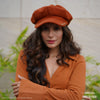 HDC X Emily In Paris Rust Beret with Metal Bonjour Broach