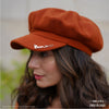 HDC X Emily In Paris Rust Beret with Metal Bonjour Broach