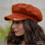 HDC X Emily In Paris Rust Beret with Metal Bonjour Broach