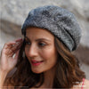 HDC X Emily In Paris Grey Beret with Metal Bonjour Broach