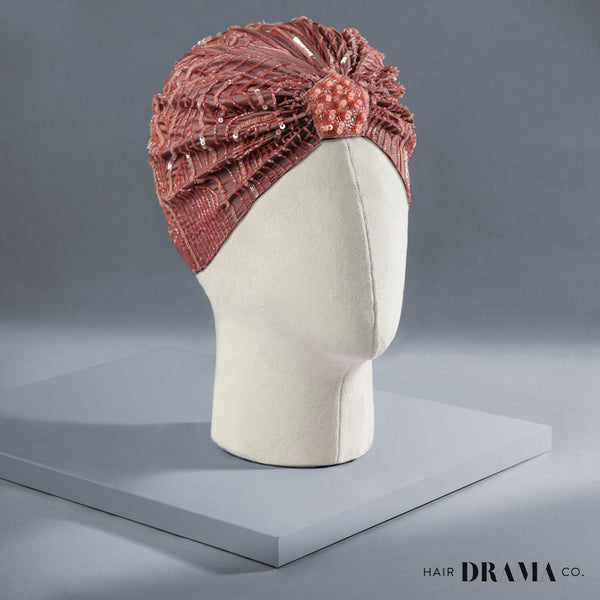Embellished Turban - Pink