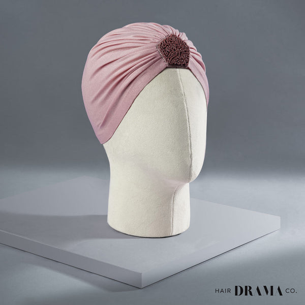 Shimmer & Glitter Turban - Pink