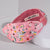 Unicorn Knotted Hair Band - Pink