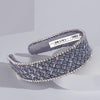 HDC x Emily in Paris Grey Tweed Crystal Flat Hair Band