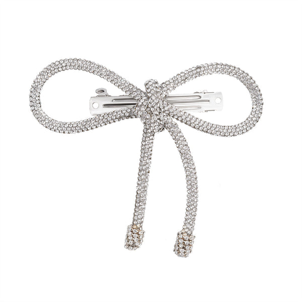 Bling Gift Box with 1 Embroidered Turban, 1 Crystal Hair Bow and 2 Crystal Hair Bands - Rose Gold