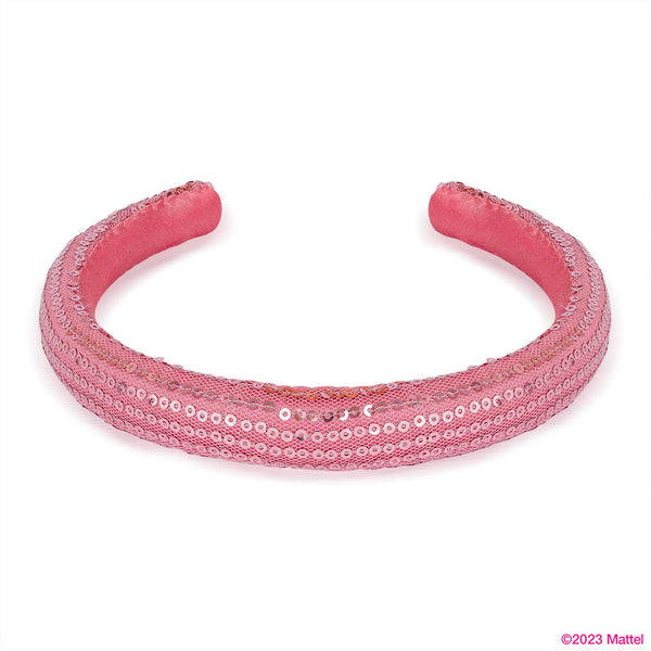 Barbie Kids Sequins Gift Box with 2 Puff Hair Bands with Barbie Charm, 2 Hair Bows & 12 Hair Pins