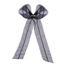 Embellished Pearl Hair Bow Alligator Clip - Black