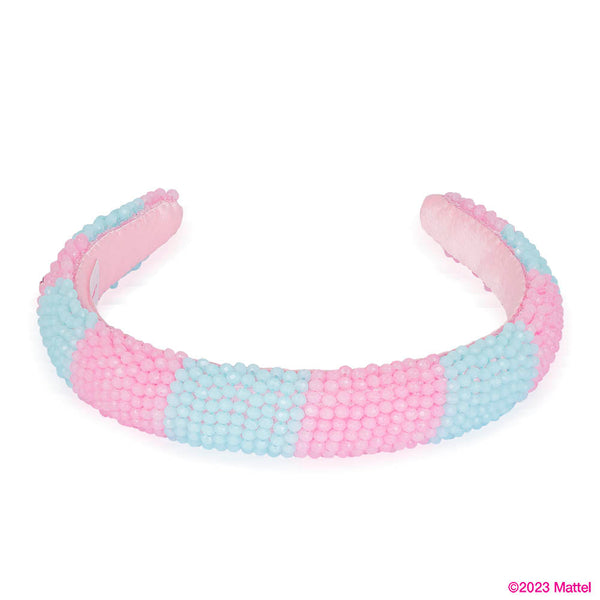 Barbie Embroidered Hair Band - Pink & Blue