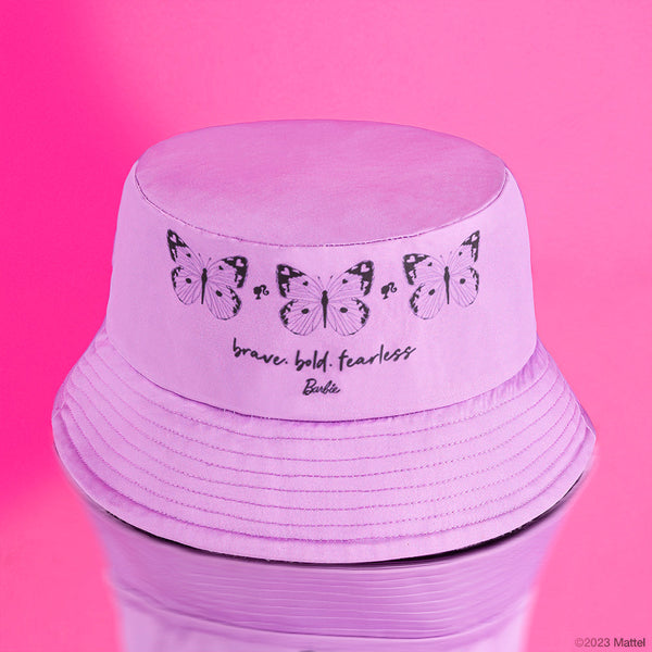 Barbie Kids Butterfly Bucket Hat - Purple