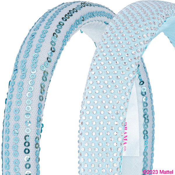 Barbie Kids Glam Gift Box with 2 Puff Hair Bands with Barbie Charm, 2 Hair Bows & 12 Hair Pins